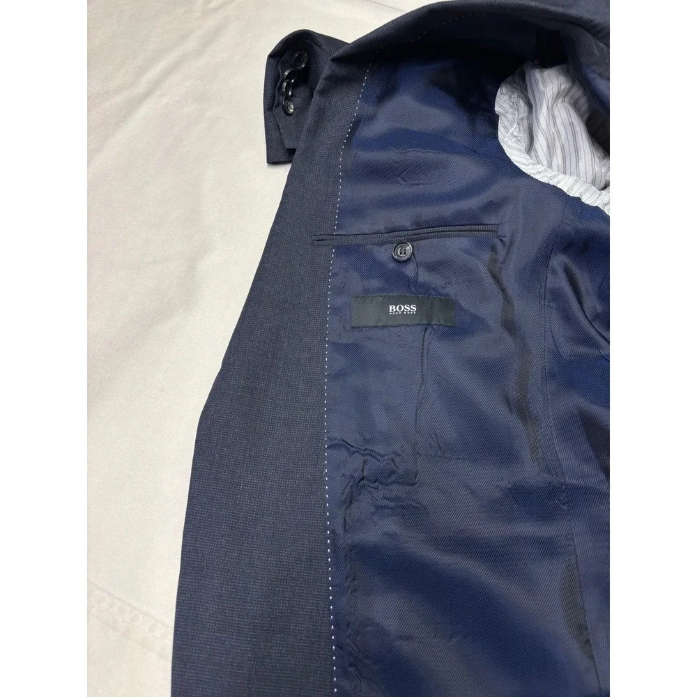 Hugo Boss x Reda Pasolini Movie Suit Jacket Mens 36R Navy‎ Super 110s Wool